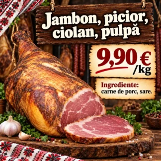 Jambon, picior, ciolan și pulpă afumate