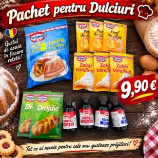 Pachet pentru dulciuri și cozonaci