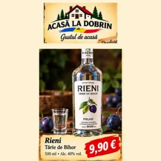 Rieni - Tărie de Bihor din prune, 500 ml