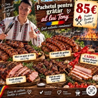 Pachetul pentru grătar al lui Tony – Gust autentic românesc